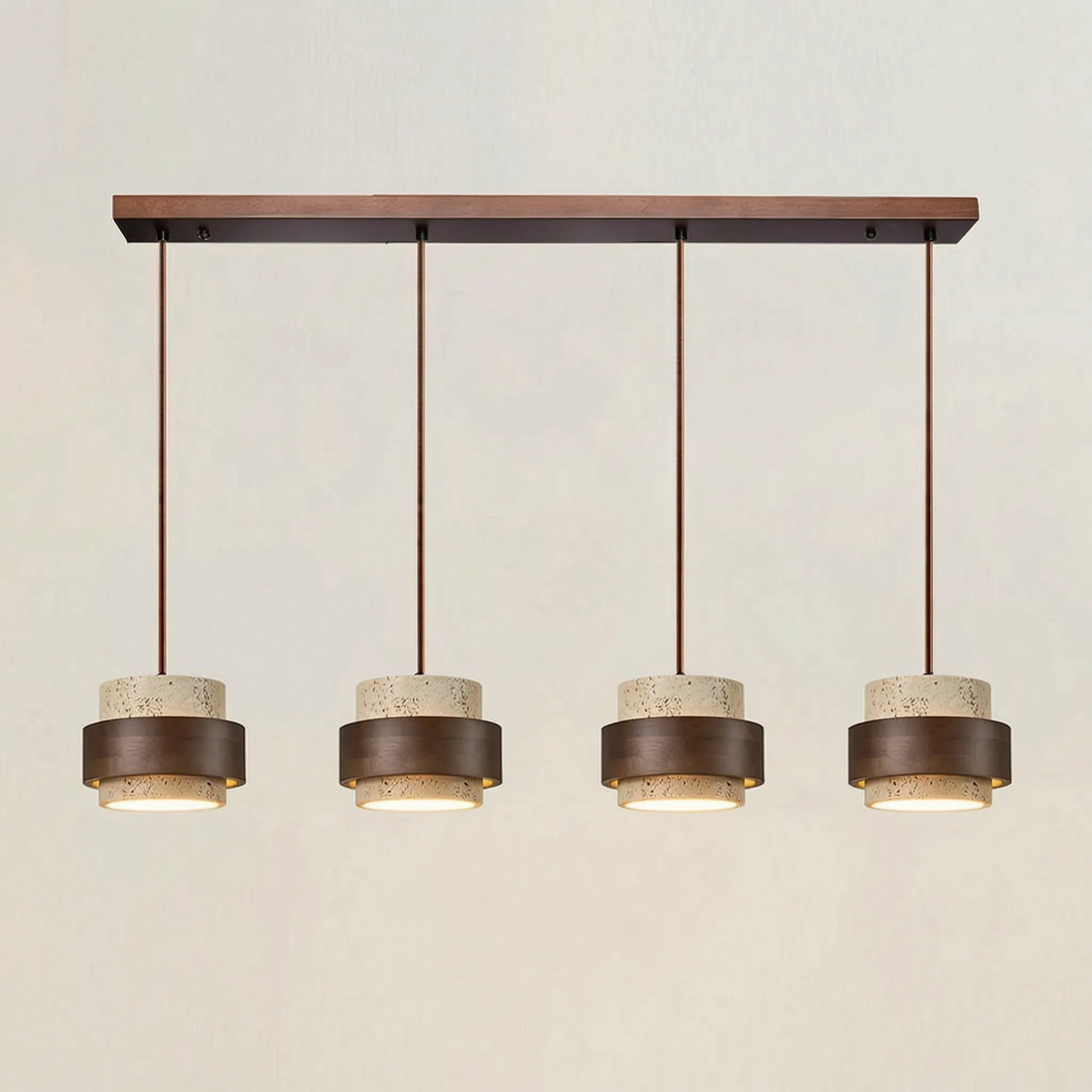 Vesperto - Cylindrical Textured Kitchen Pendant Light