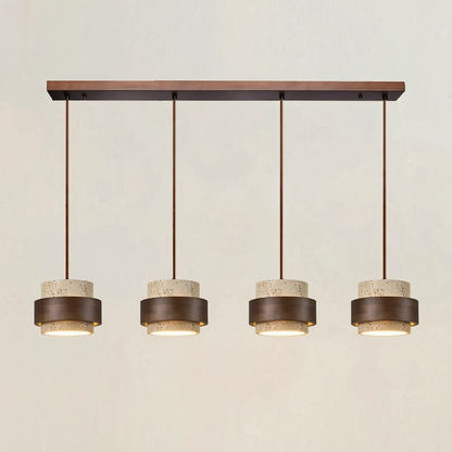 Vesperto - Cylindrical Textured Kitchen Pendant Light