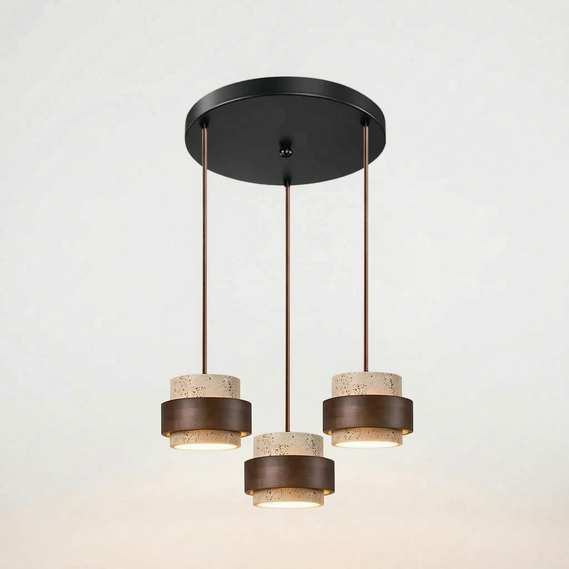 Vesperto - Cylindrical Textured Kitchen Pendant Light