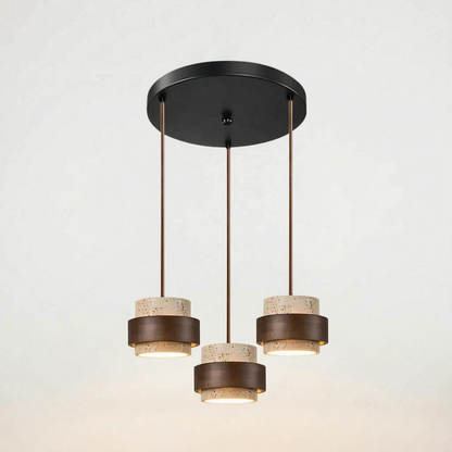 Vesperto - Cylindrical Textured Kitchen Pendant Light