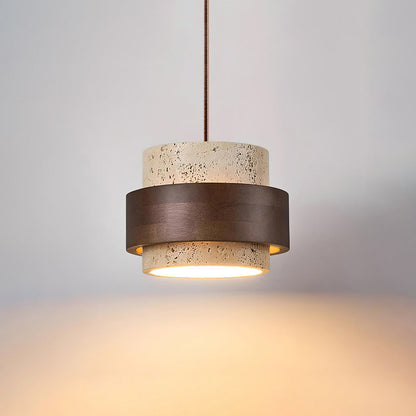 Vesperto - Cylindrical Textured Kitchen Pendant Light
