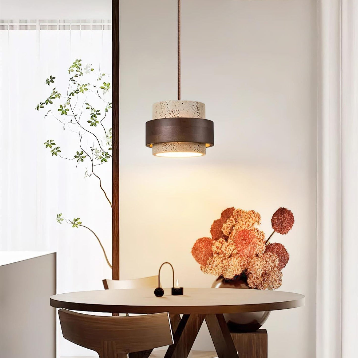 Vesperto - Cylindrical Textured Kitchen Pendant Light