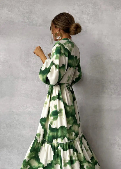 Elara | Elegant Long-Sleeve Maxi Silhouette | Women