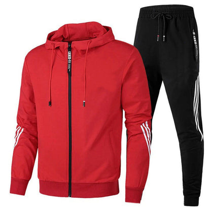 Veyrox - Mens Zipped Tracksuit Set