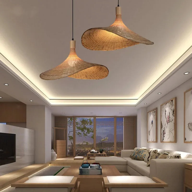 BambooAura | Bamboo Ceiling Lamp