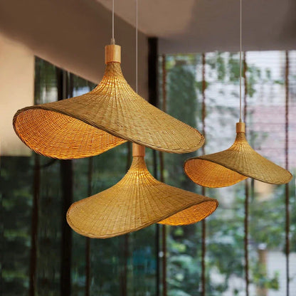 BambooAura | Bamboo Ceiling Lamp