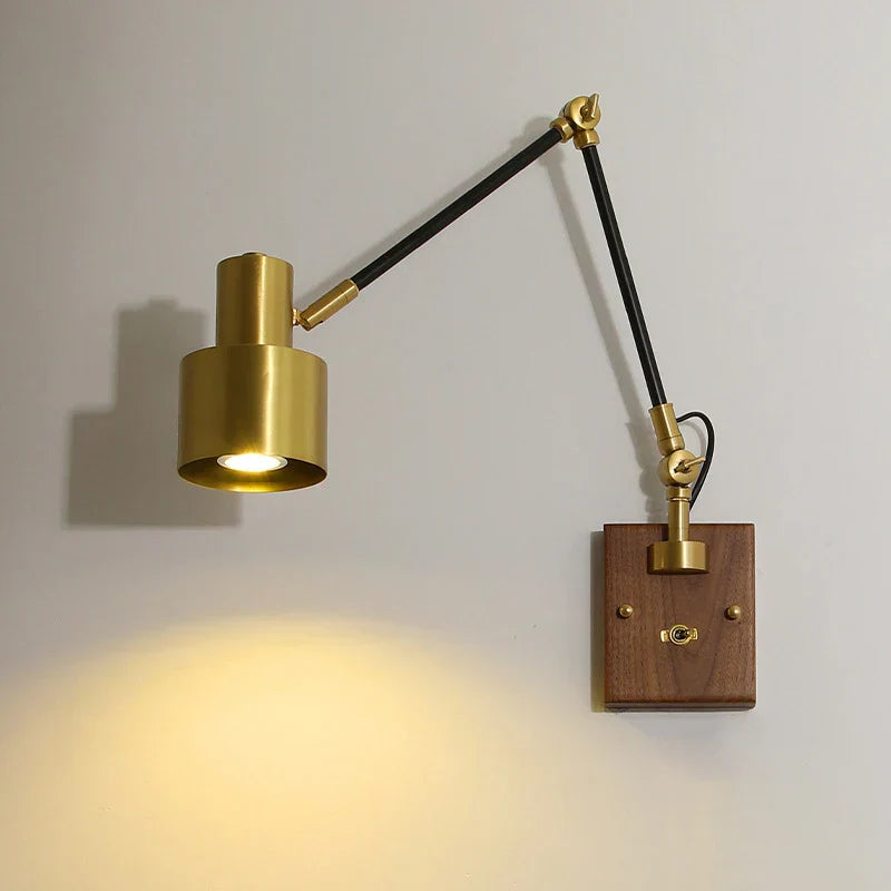 VintageReach | Adjustable Brass Wall Light2