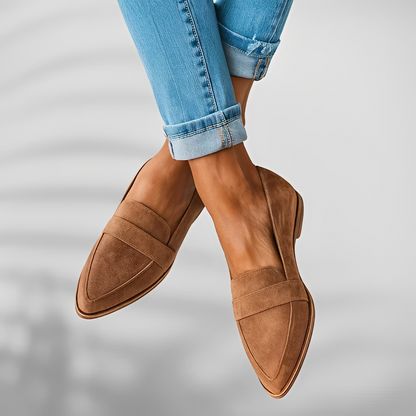 Vionna - Pointed Toe Slip-On Women's Loafers