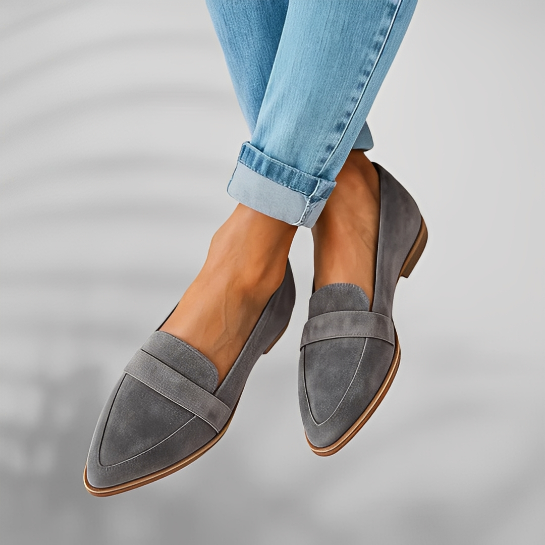 Vionna - Pointed Toe Slip-On Women's Loafers