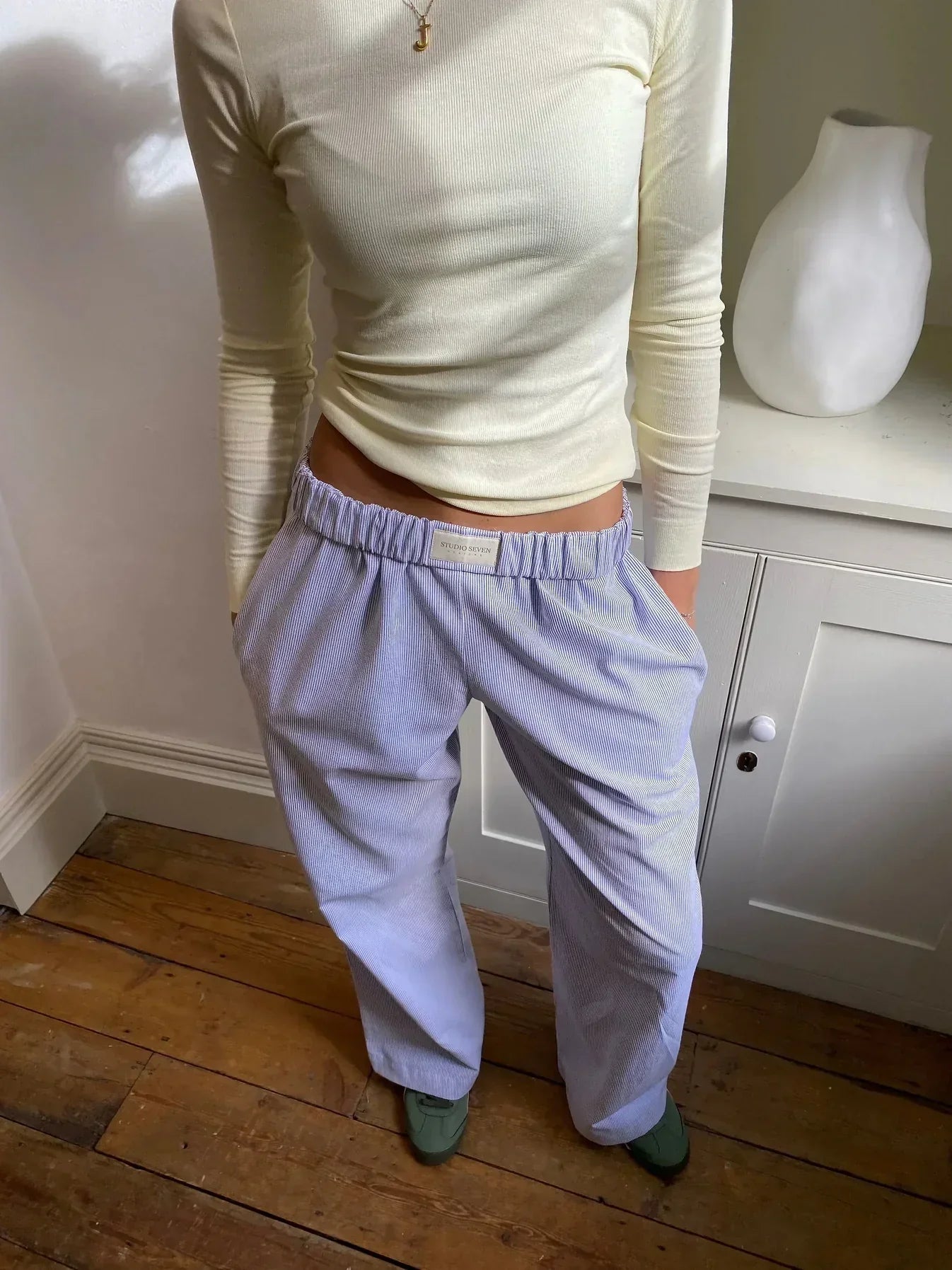 Vistara - Loose Fit Striped Trousers