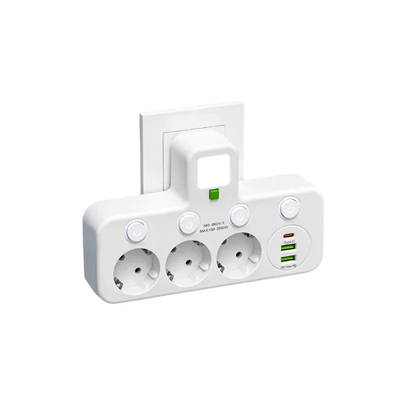 Voltique - Compact Wall Mounted Power Hub