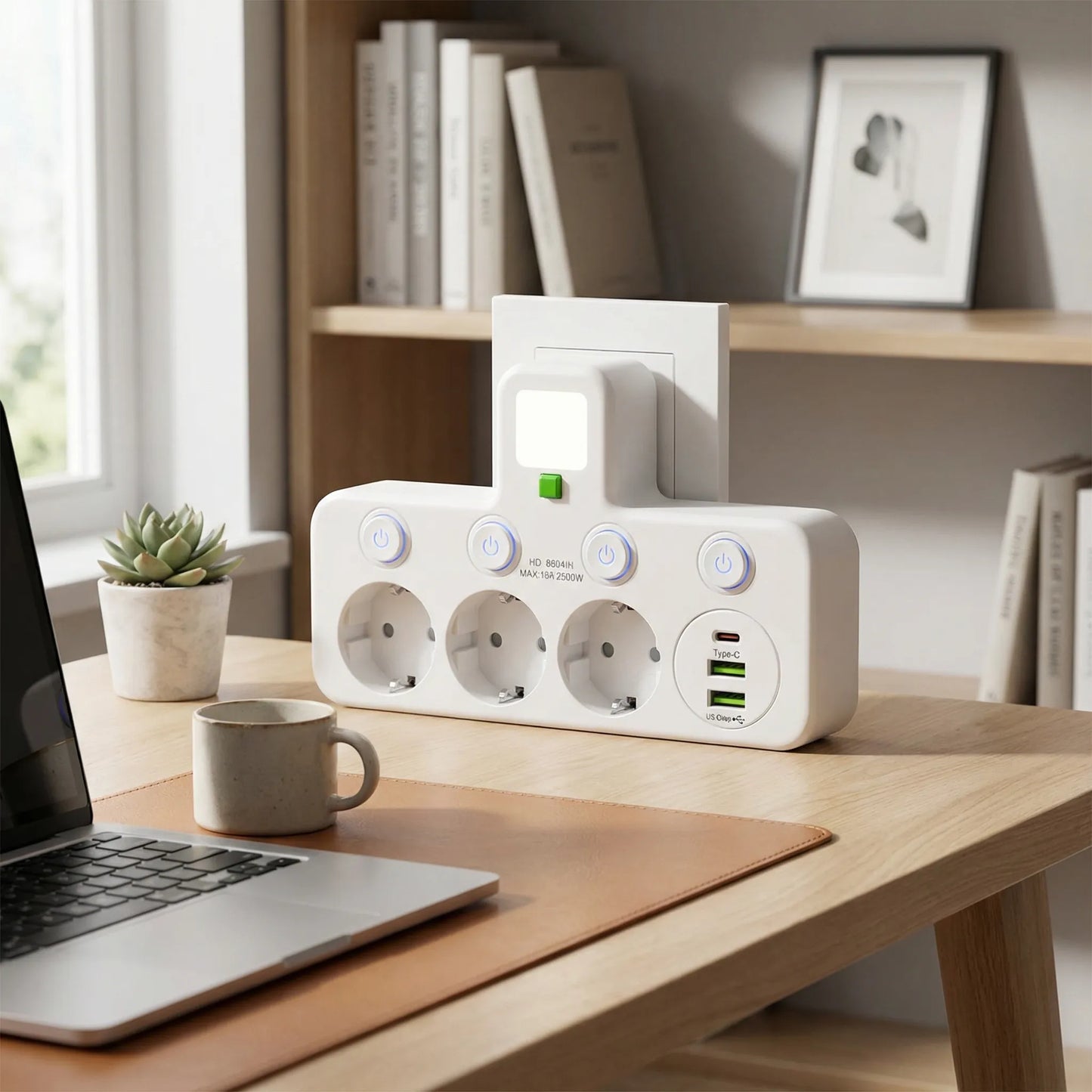 Voltriqia - Compact Multi Outlet Power Strip