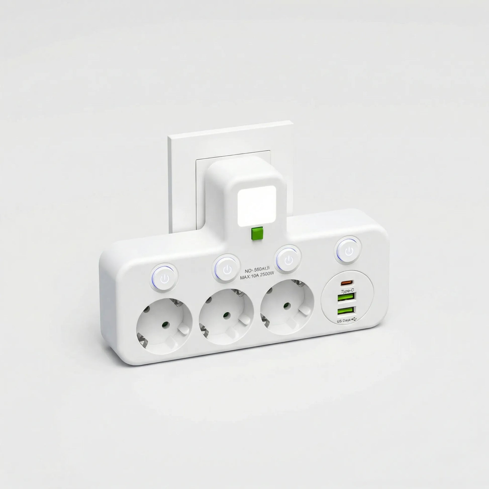 Voltriqia - Compact Multi Outlet Power Strip