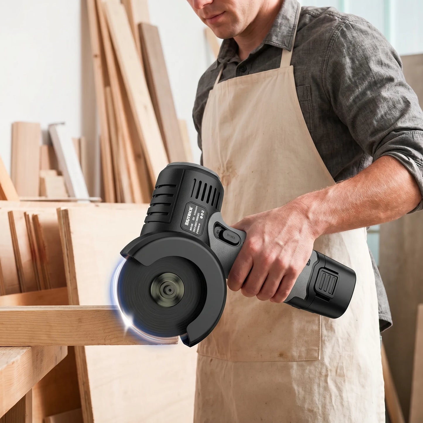 Vortigrip - Cordless Mini Angle Grinder