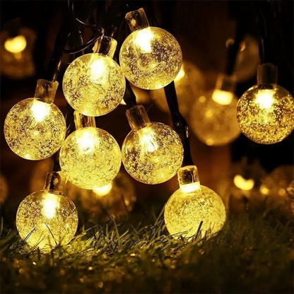 GlowTrail | Solar powered ball lights for garden & balcony