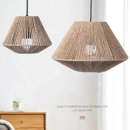WeaveShade | Rustic Rattan Hanging Lamp4