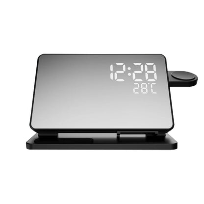 PowerNest | Elegant 3-in-1 Charging Station with Alarm Clock for Apple Devices