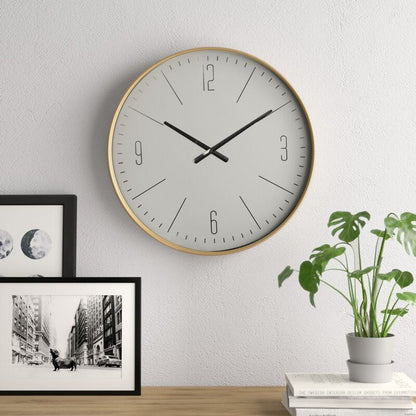 WoodenTick | Minimalist White Clock1