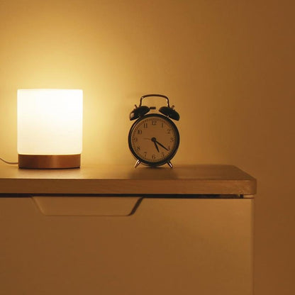 LumiShade | Minimalist Wooden Base Lamp