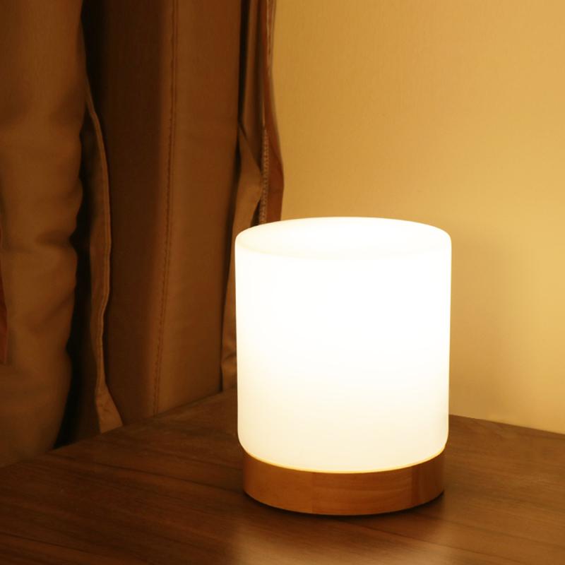 LumiShade | Minimalist Wooden Base Lamp