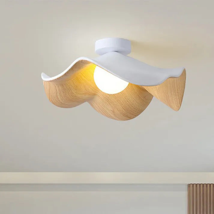 ZenBloom | Unique Ceiling Light in Natural Materials1
