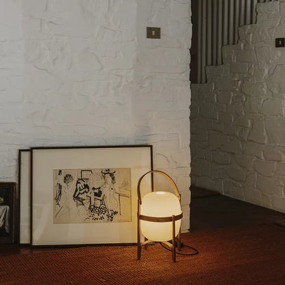 ZenOrb | Minimalist Wooden Lamp with Ambient Light2