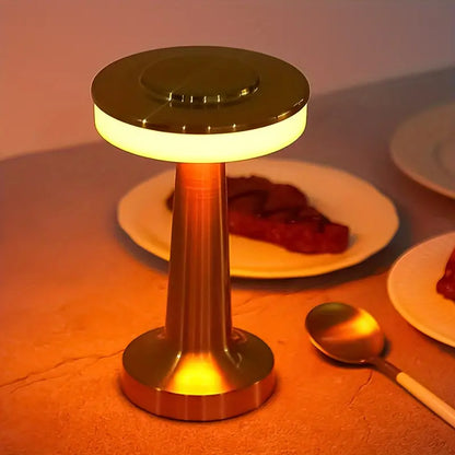 RetroGlow | Multifunctional & Rechargeable Table Lamp