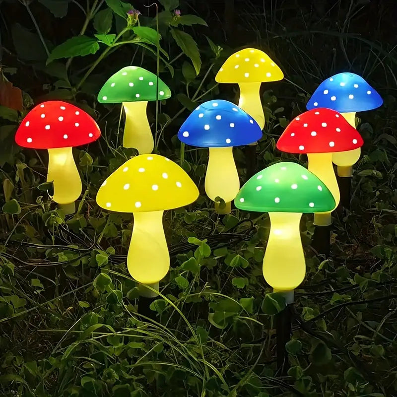 SolaraGarden | Modern & Elegant Solar Mushroom Lamps