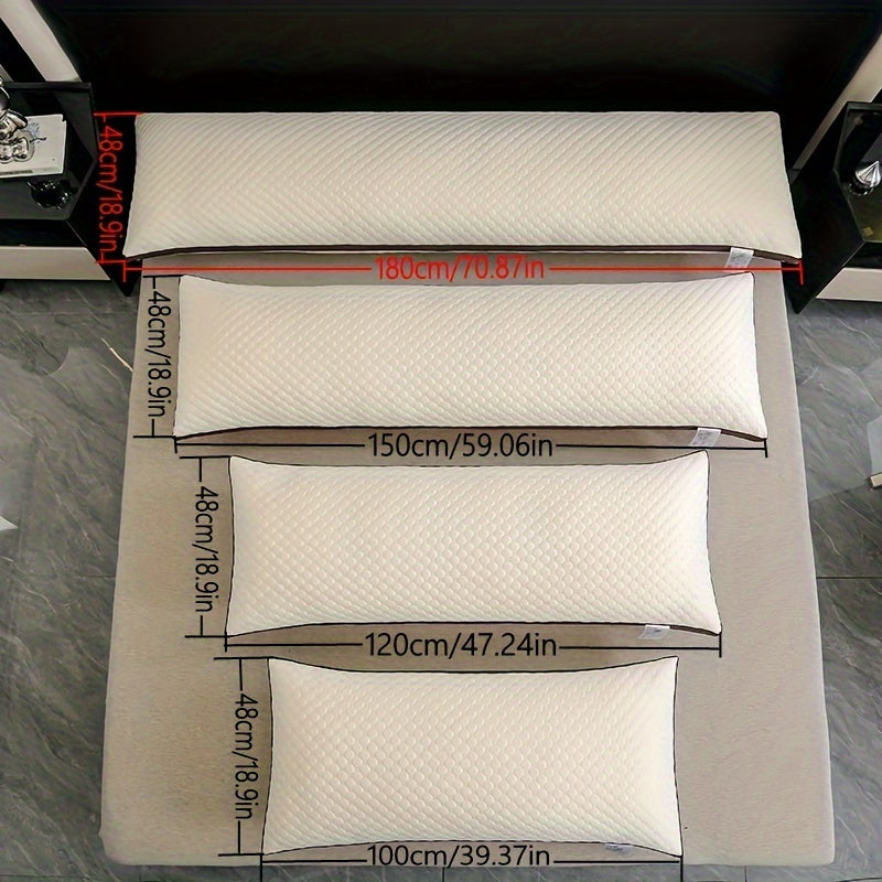 BubbleNest | Long Body Pillow – Knitted 3D Massage Ultra Soft Design