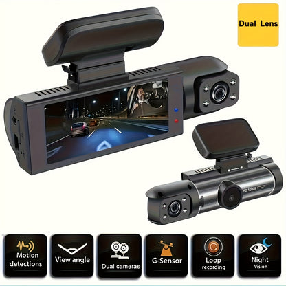 RoadSecure | 1080P Car Dash Cam – Dual Lens Protection