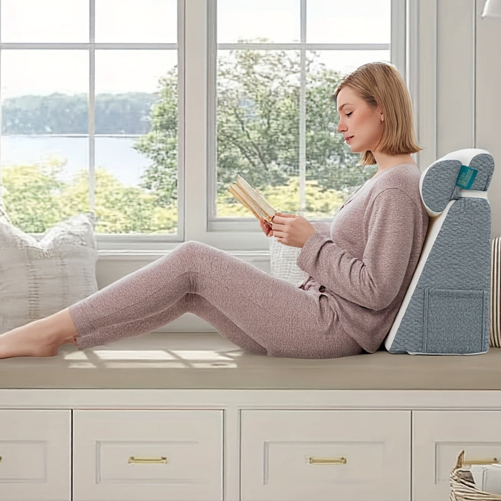 ElevateRest | Ergonomic Wedge Pillow for Side Sleep & Relaxation