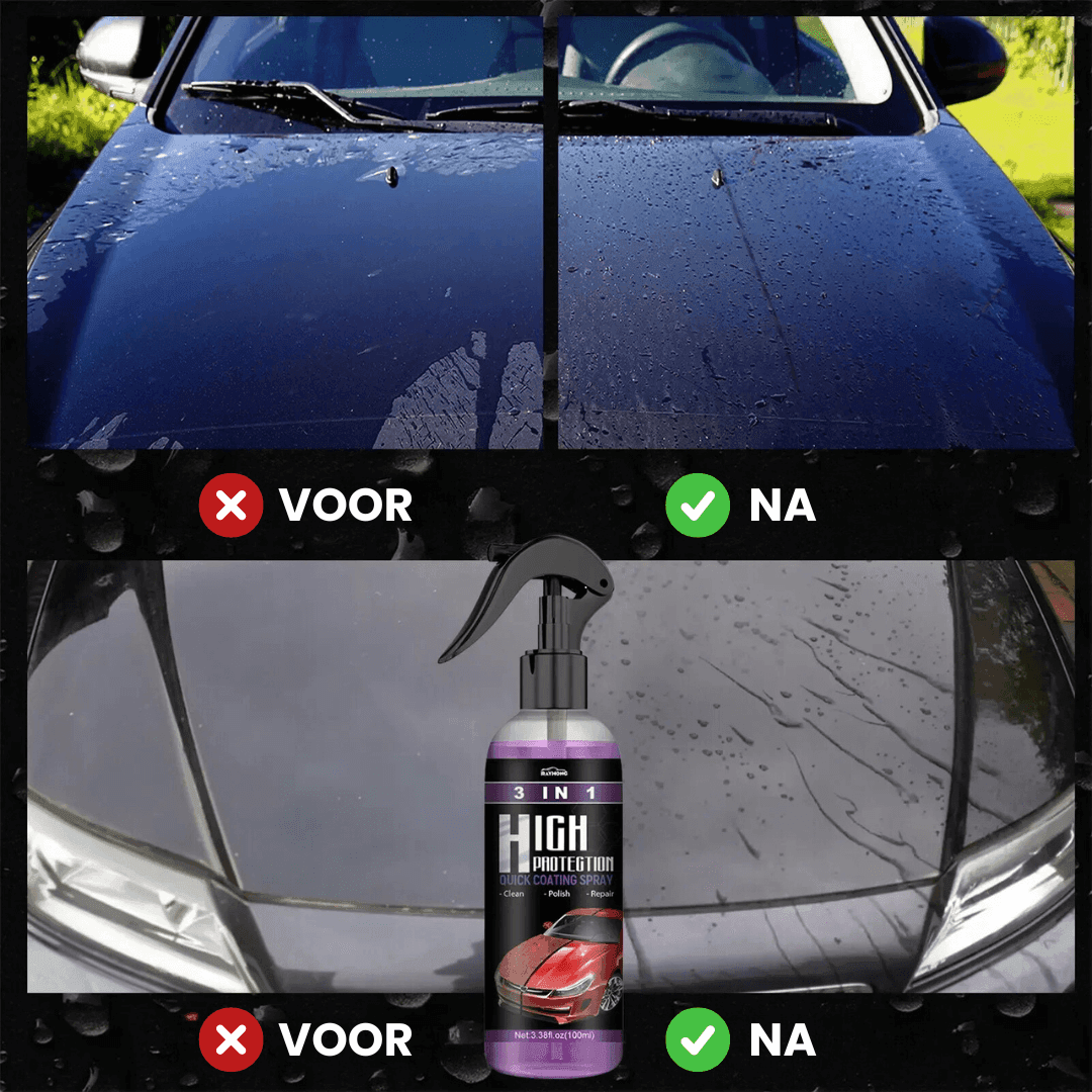 AutoGlanz | 3-in-1 Nano Ceramic Coating Spray | Buy 1 Get 2 Free