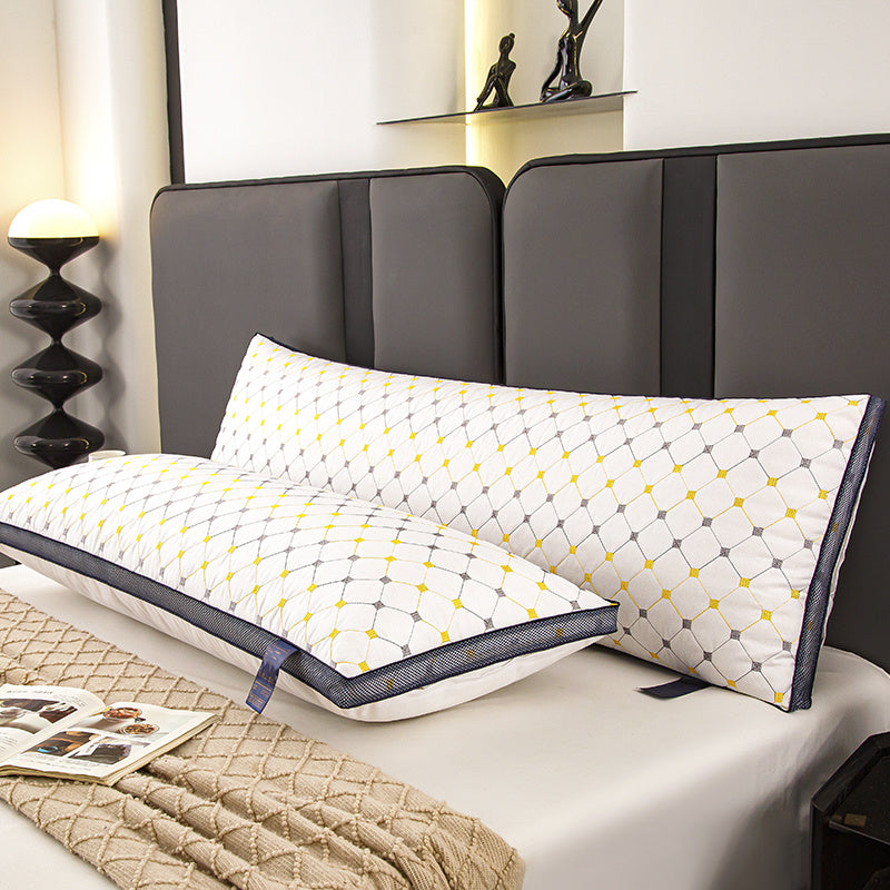 DreamSpan | Breathable Polyester Long Pillow for Everyday Use