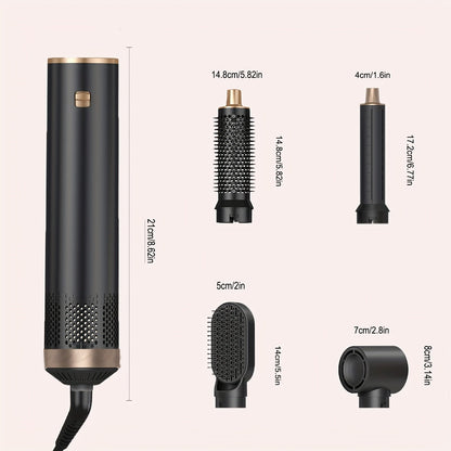 GlamWrap | 5-in-1 Hair Styler – Drying, Curling & Straightening Tool