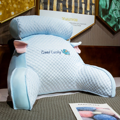BellyHaven | Quilted Backrest Pillow with Washable Pillow Core