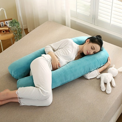 MumCloud | Washable Velvet-Covered U-Shaped Maternity Pillow
