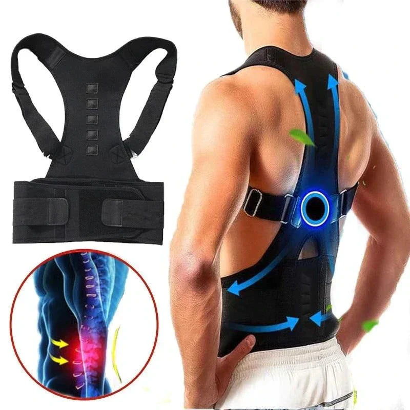 Variant image for Magnetic Posture Corrector Back Support with Adjustable Design & Therapy-1