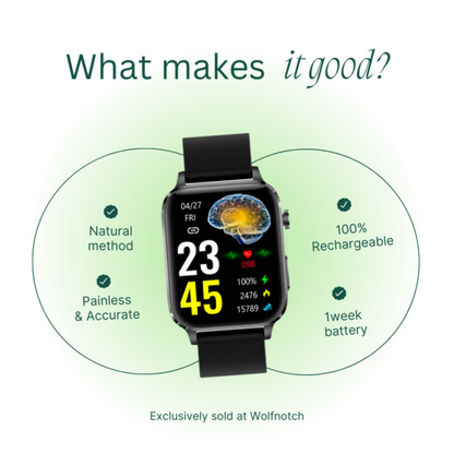 SugaWatch | Non-invasive smartwatch for glucose monitoring & laser therapy
