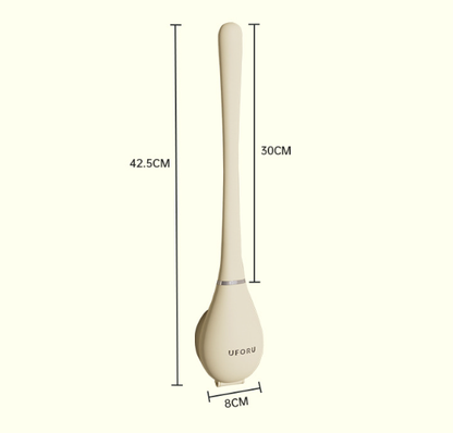 PureBrush | Elegant Toilet Brush with Antibacterial Silicone Head