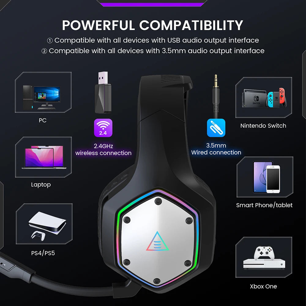 Valente | Wireless Gaming Headset – Immersive Surround Sound Experience 3