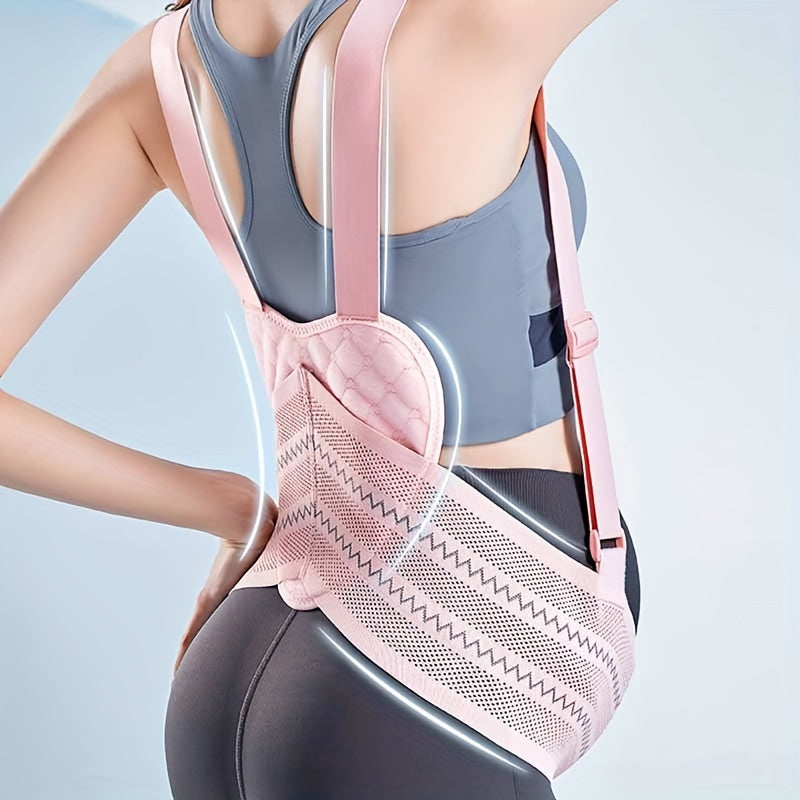 PrenatalNest | Maternity Support Belt – Breathable Back & Belly Relief
