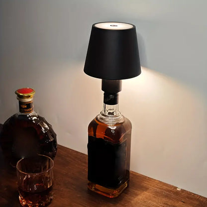 SerenityLuxe | Elegant & Portable Wine Table Lamp