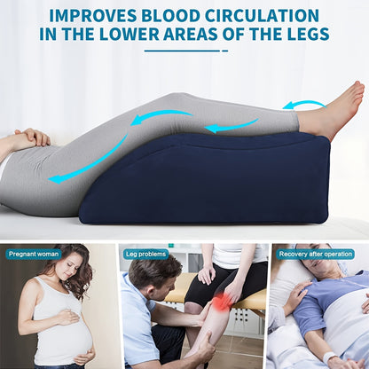 RestRise | Inflatable Wedge Pillow – 45° Tilt for Circulation & Recovery