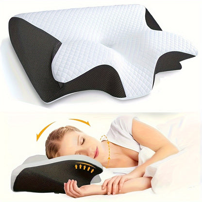 NeckEase | Memory Foam Pillow – Ergonomic Neck & Shoulder Relief