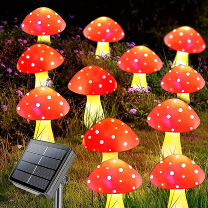 SolaraGarden | Modern & Elegant Solar Mushroom Lamps