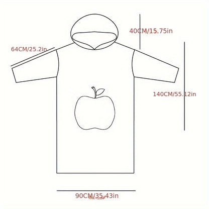 ChicLoom | Hooded Fleece Robe – Thick & Warm Winter Comfort