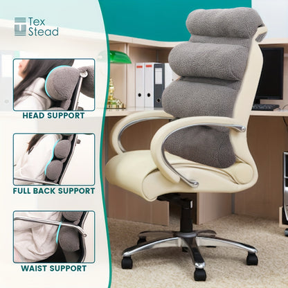 OrthoRest | Lumbar Support Pillow – Ergonomic Office & Car Relief
