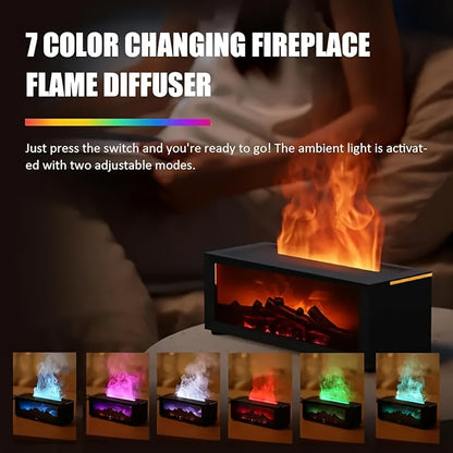 FlameMist | Ultrasonic Diffuser – Portable Mist & Soothing Ambience
