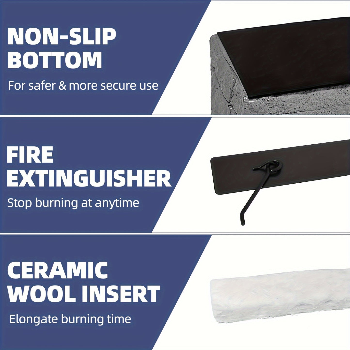 LavaGlow | Tabletop Fireplace – Concrete Ethanol Firelight