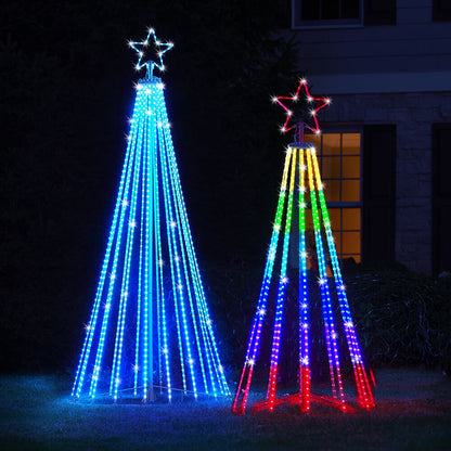 XmasRay | Multicolour LED Animated Outdoor Christmas Tree Light Show